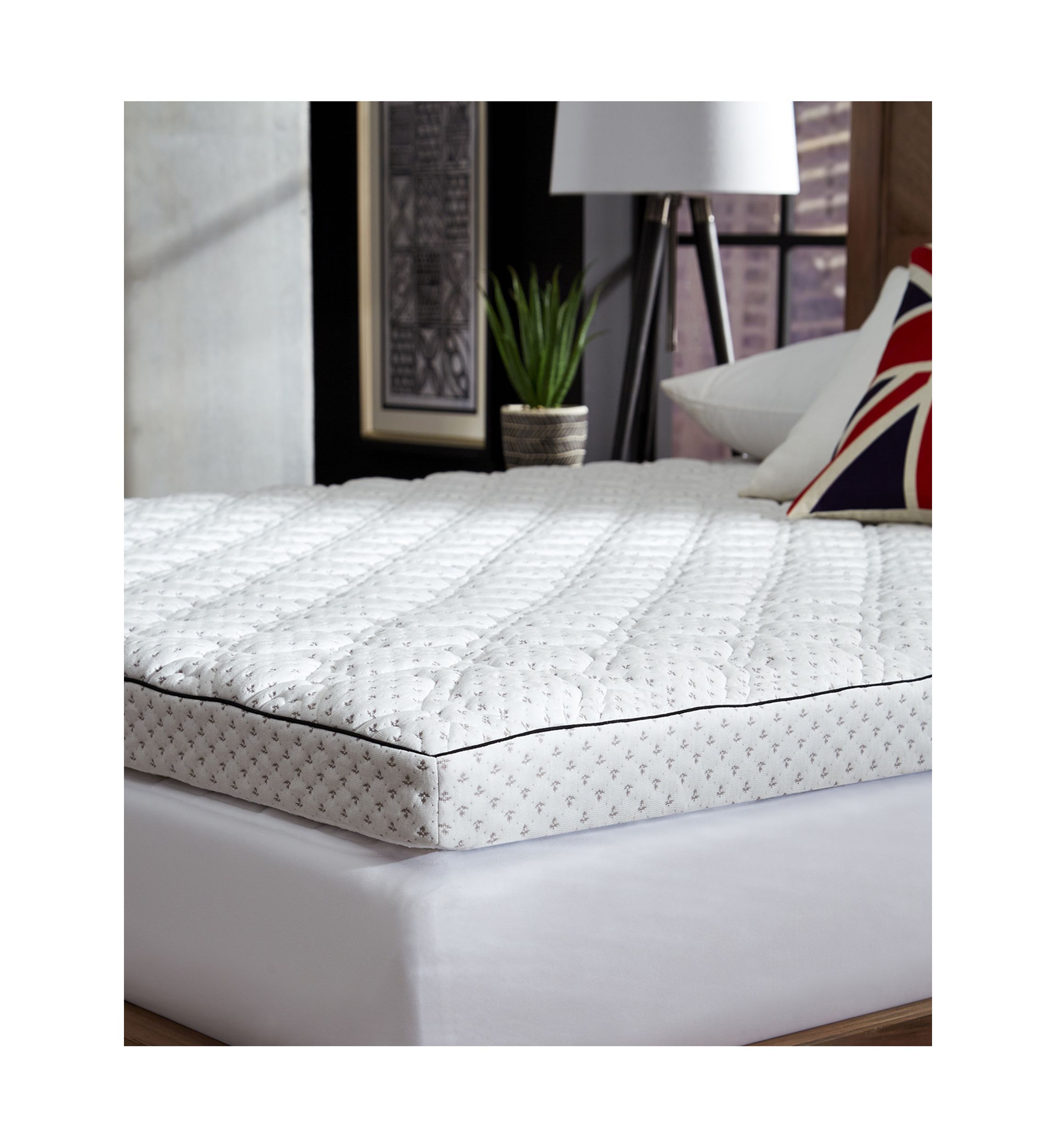 3 Inch Charcoal Infused Memory Foam Supreme Mattress Topper