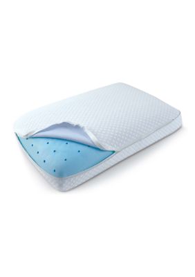 Big & Soft Cooling Gel Ventilated Memory Foam Gel Pillow with 2 Inch Gusset