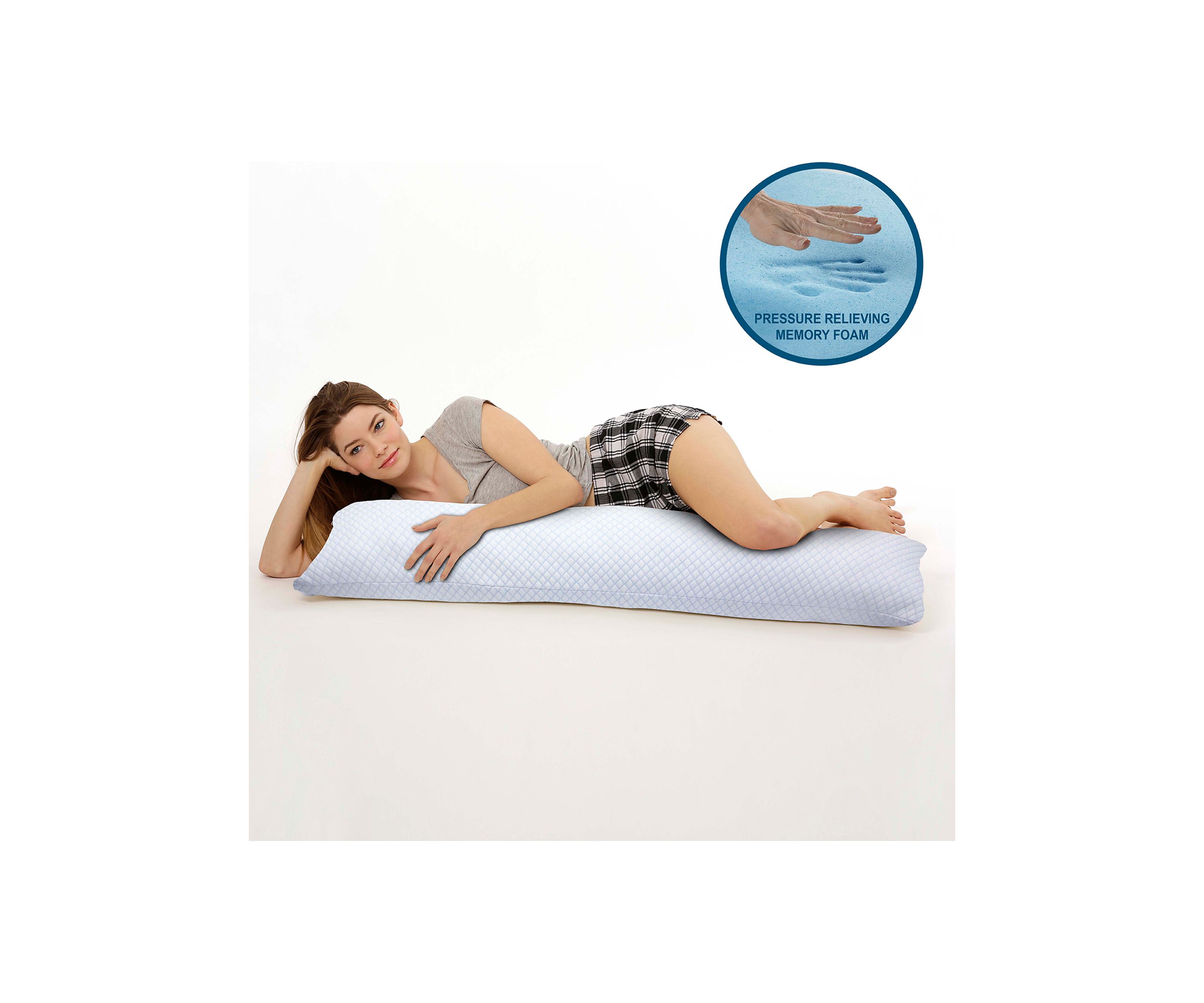  Perfect Size Cool Gel Memory Foam Body Pillow