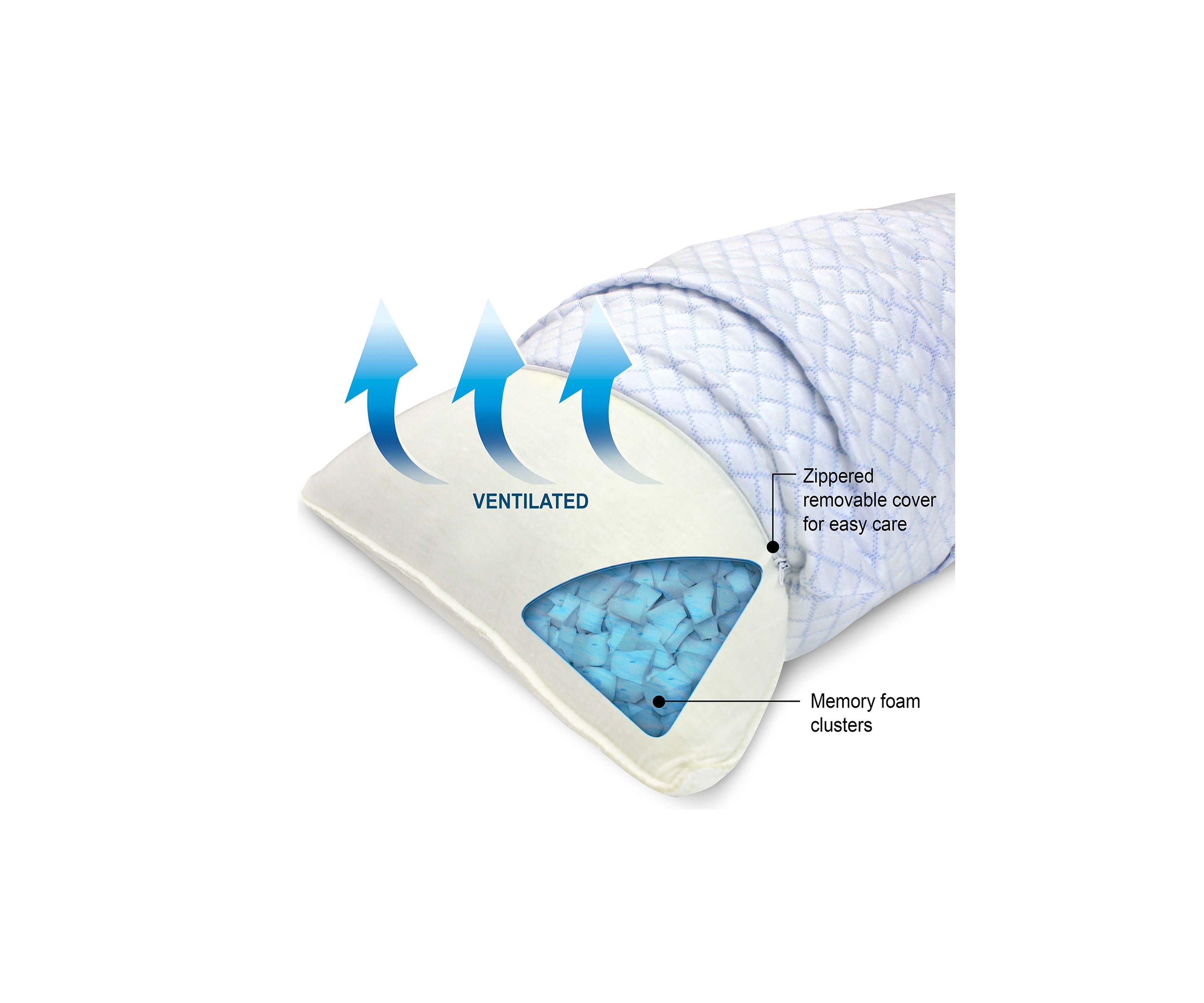  Perfect Size Cool Gel Memory Foam Body Pillow