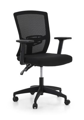 Phi Villa Height and Back Adjustable Mesh Swivel Office Chair, Black