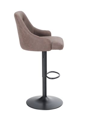 Adjustable Swivel Bar Stool with Back