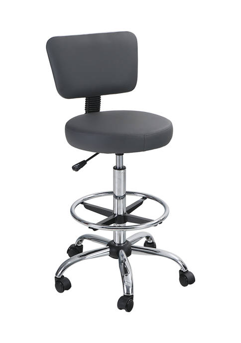 PHI VILLA Tall Drafting Office Chair with Adjustable