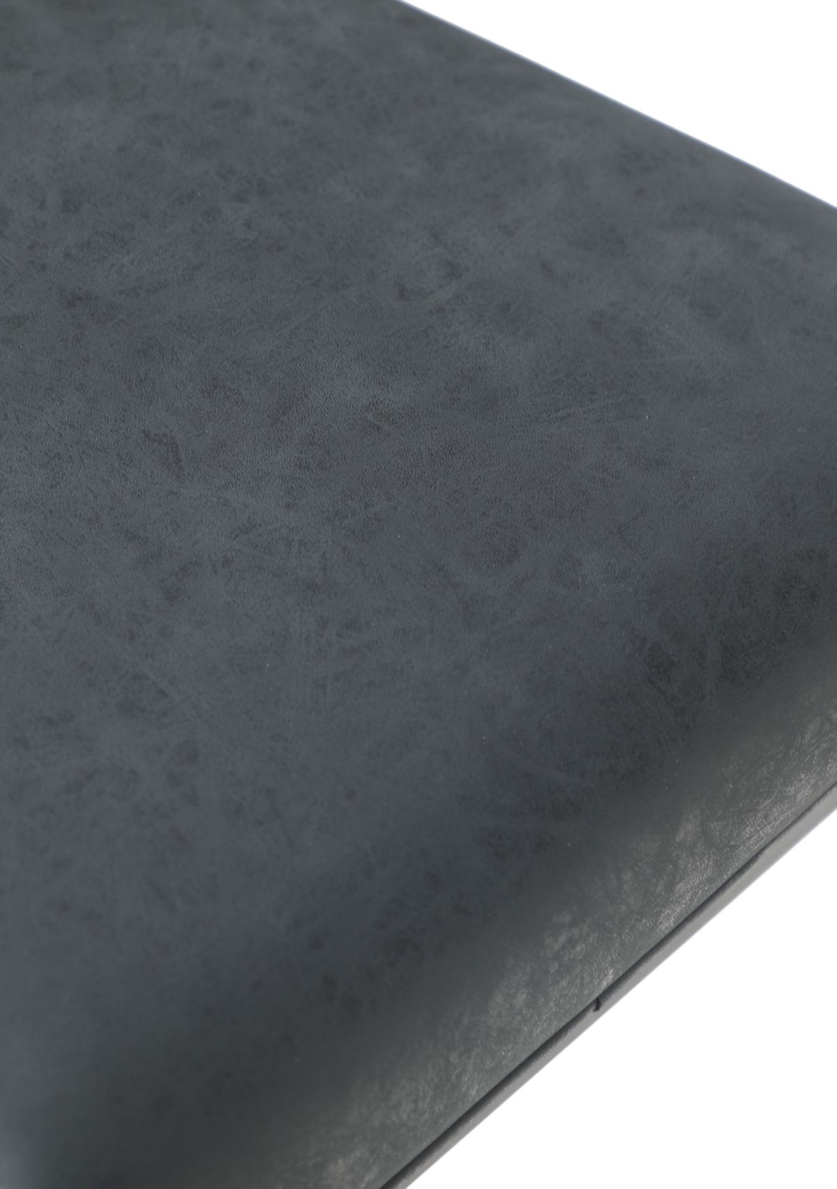 24 Inch Black PU Leather Counter Bar Stools Without Back, Set of 2