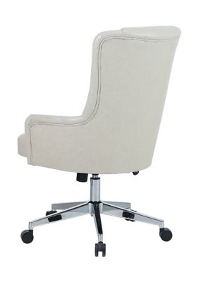 PU Leather Adjustable Swivel High Back Ergonomic Office Chair with Casters