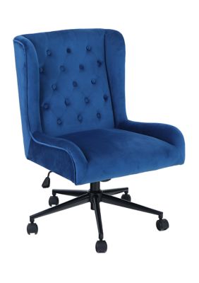 Tufted Velvet Modern Adjustable Office Chair