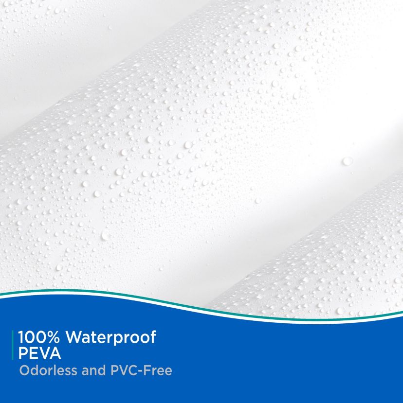 Kenney Heavyweight PEVA Shower Curtain Liner