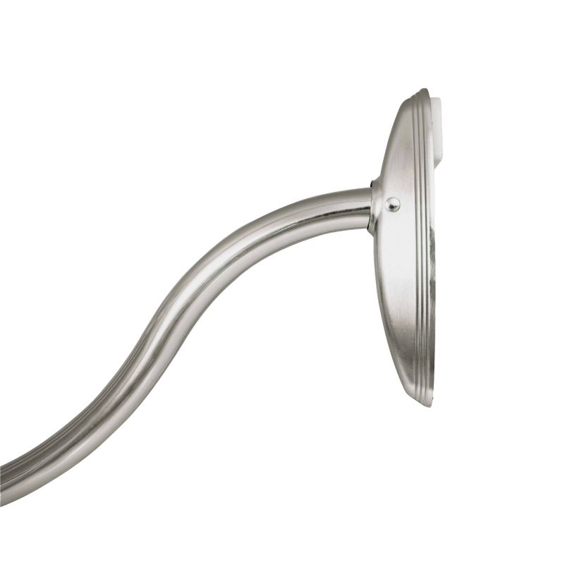 Kenney Twist & Fit No Tools Curved Tension Shower Curtain Rod