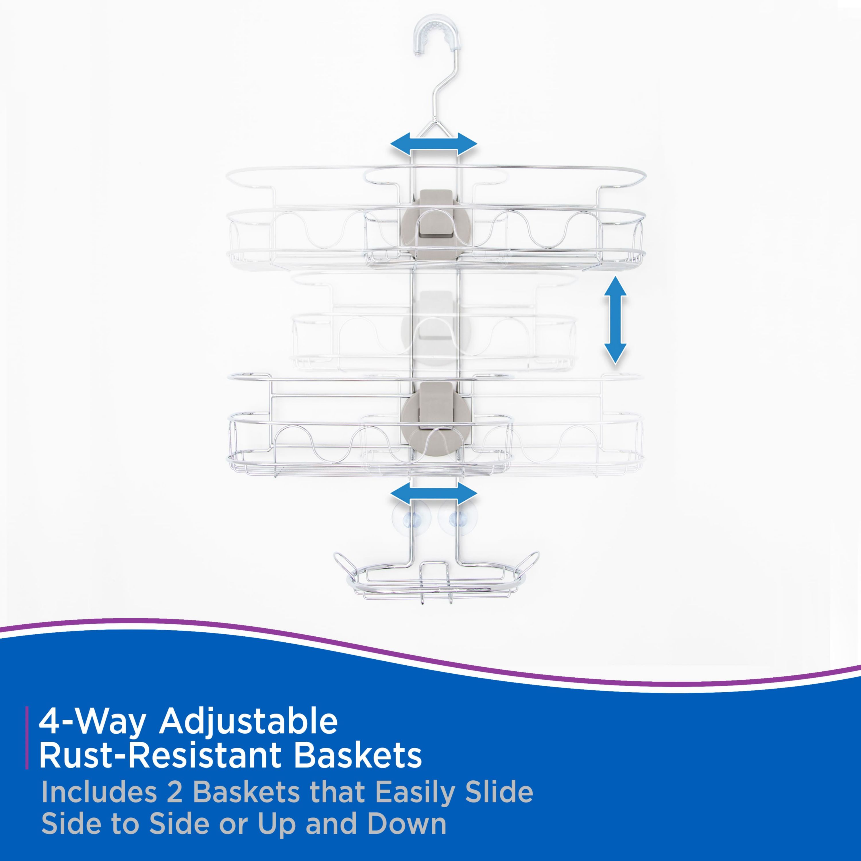 Kenney EasySlide 4 Way Adjustable Caddy Solution