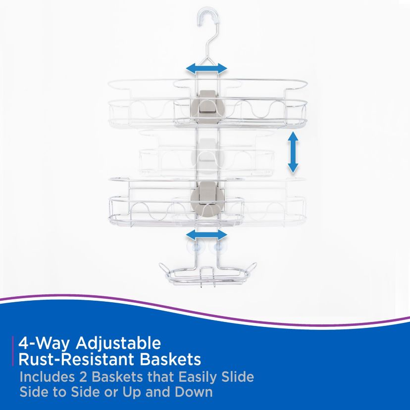 Kenney EasySlide 4 Way Adjustable Caddy Solution