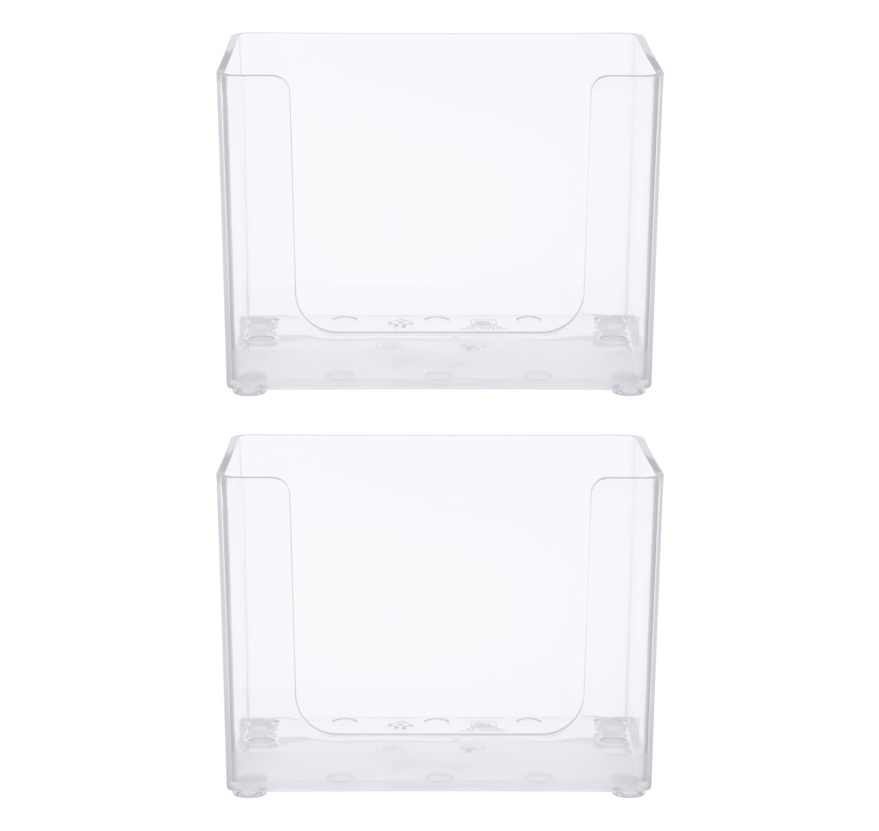 Kenney Storage Made Simple Drawer Organizer Bin, 2 Pack