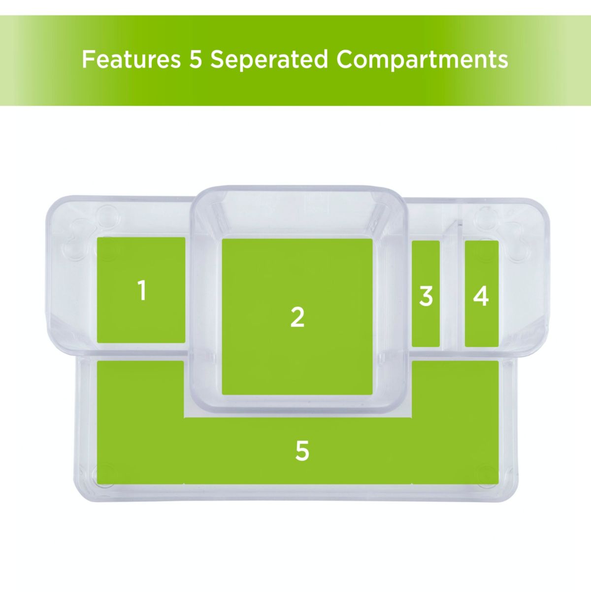 Kenney Storage Made Simple Bathroom Countertop Hair Care Center Organizer, Set of 2