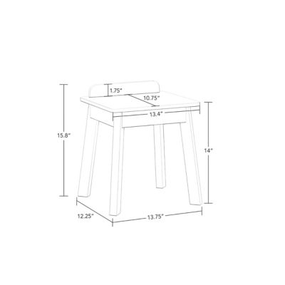 Kids Art Activity Table with Storage and 2 Chairs - White