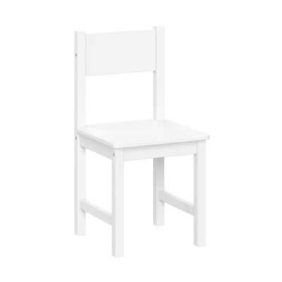 Kids Desk and Chair Set with Cubbies, Bookracks and 2 Bonus 10" Floating Bookshelves - White