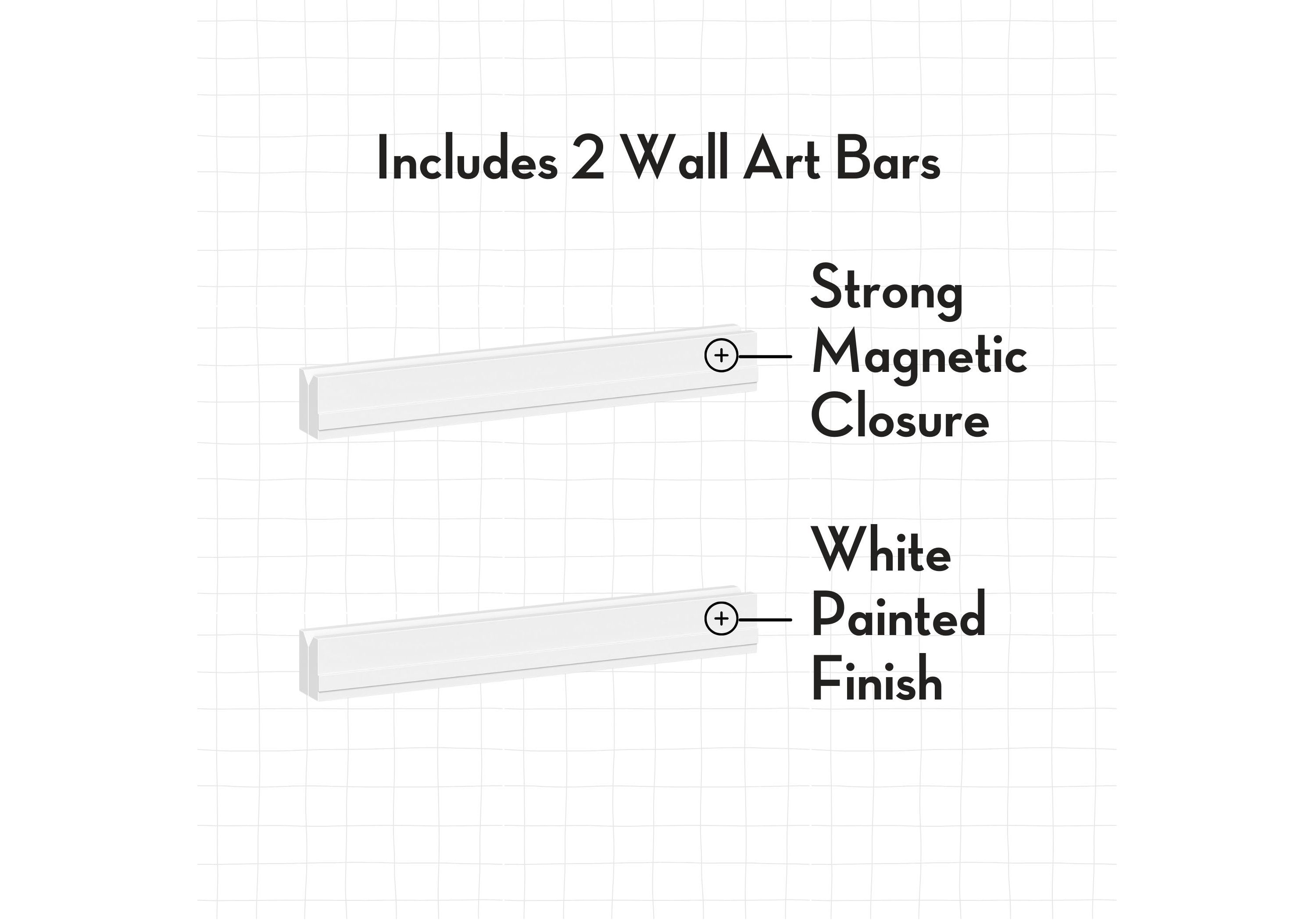 Kids Desk and Art Activity Table with 4 Storage Cubbies and 4 Removable Storage Cups - White with 2 Magnetic Art Display Bars