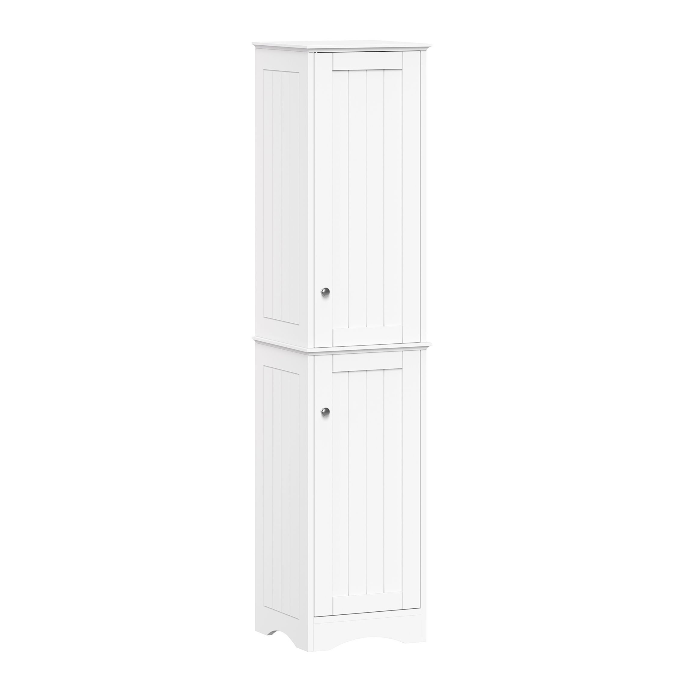 Ashland Two-Door Tall Slim Bathroom Storage Linen Cabinet Organizer