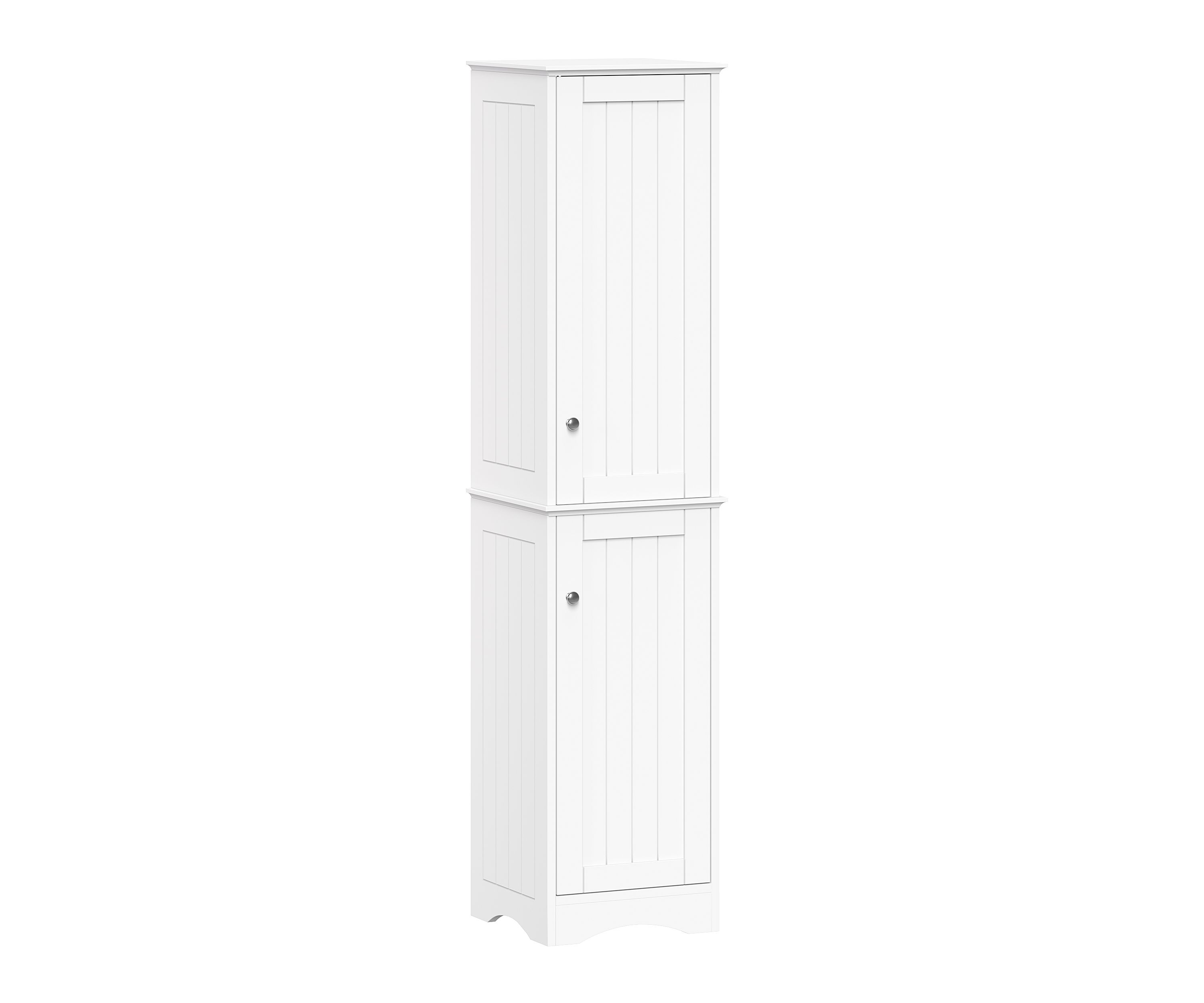 Ashland Two-Door Tall Slim Bathroom Storage Linen Cabinet Organizer