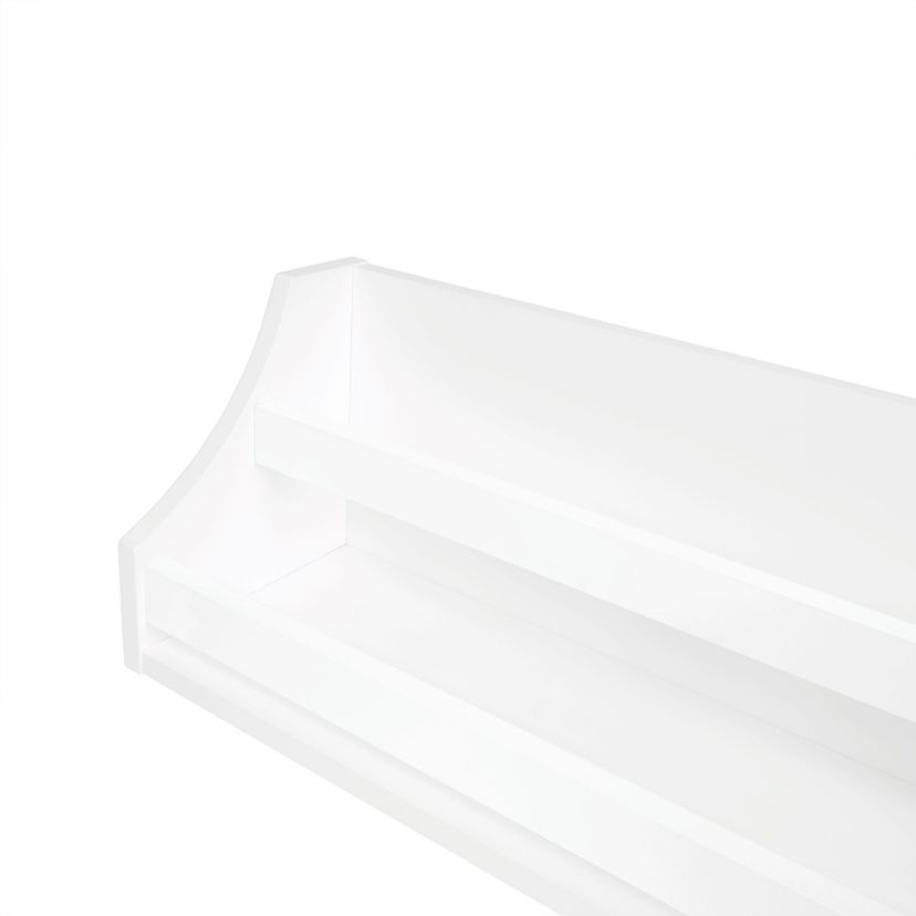 Kids Book Nook Wall Bookshelf – White (2 Pack)