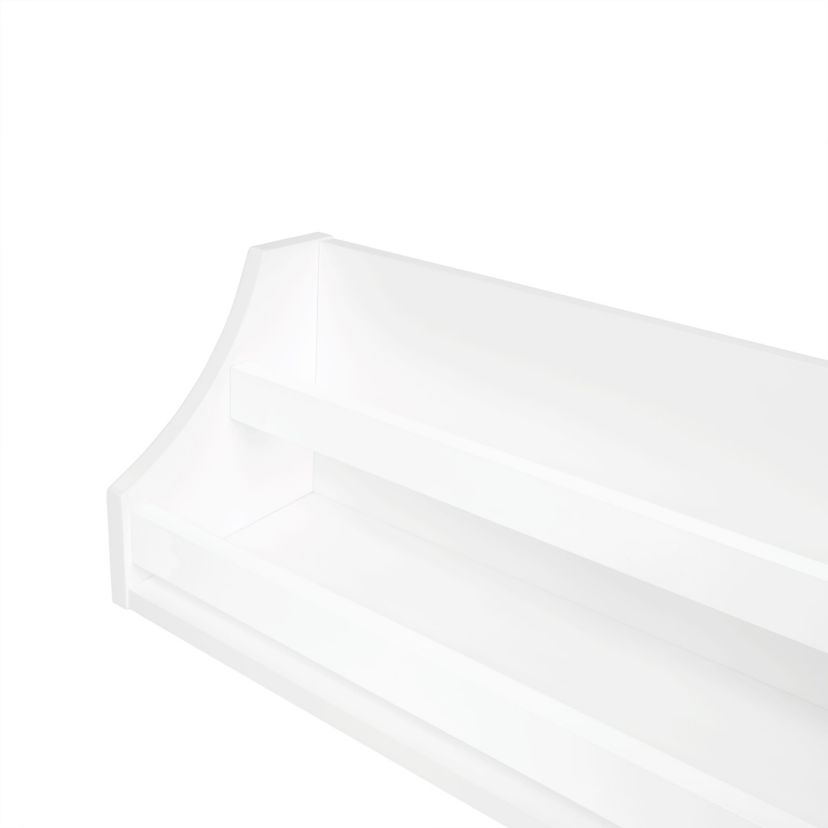 Kids Book Nook Wall Bookshelf – White (2 Pack)