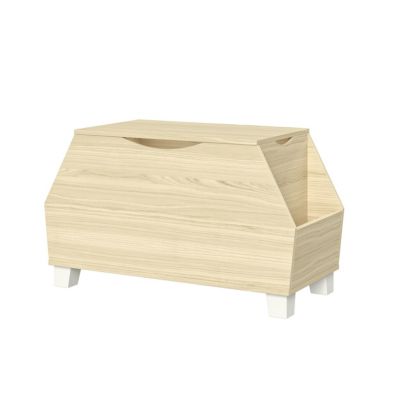 Kids Catch-All Toy Storage Box – Light Woodgrain