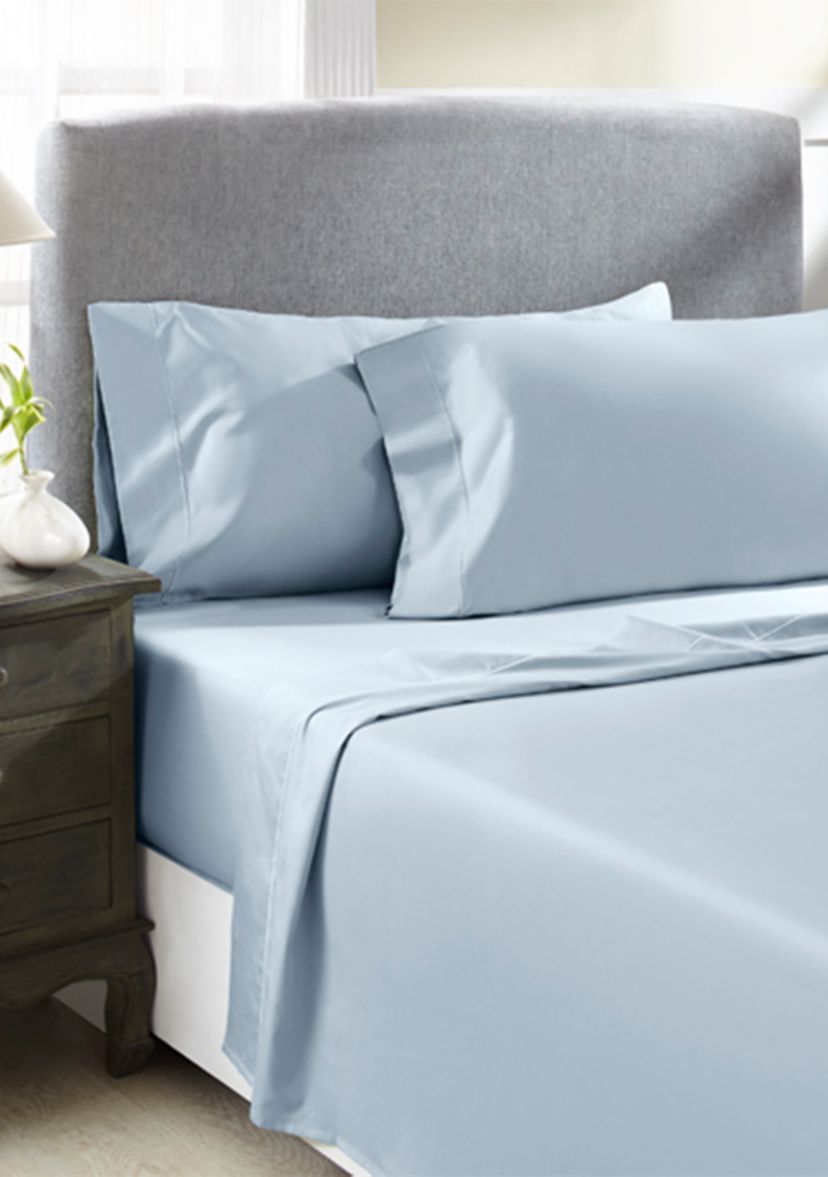 800 Thread Count Solid Sateen Bed Sheet Set