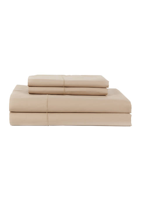500 Thread Count Solid Sateen Bed Sheet Set