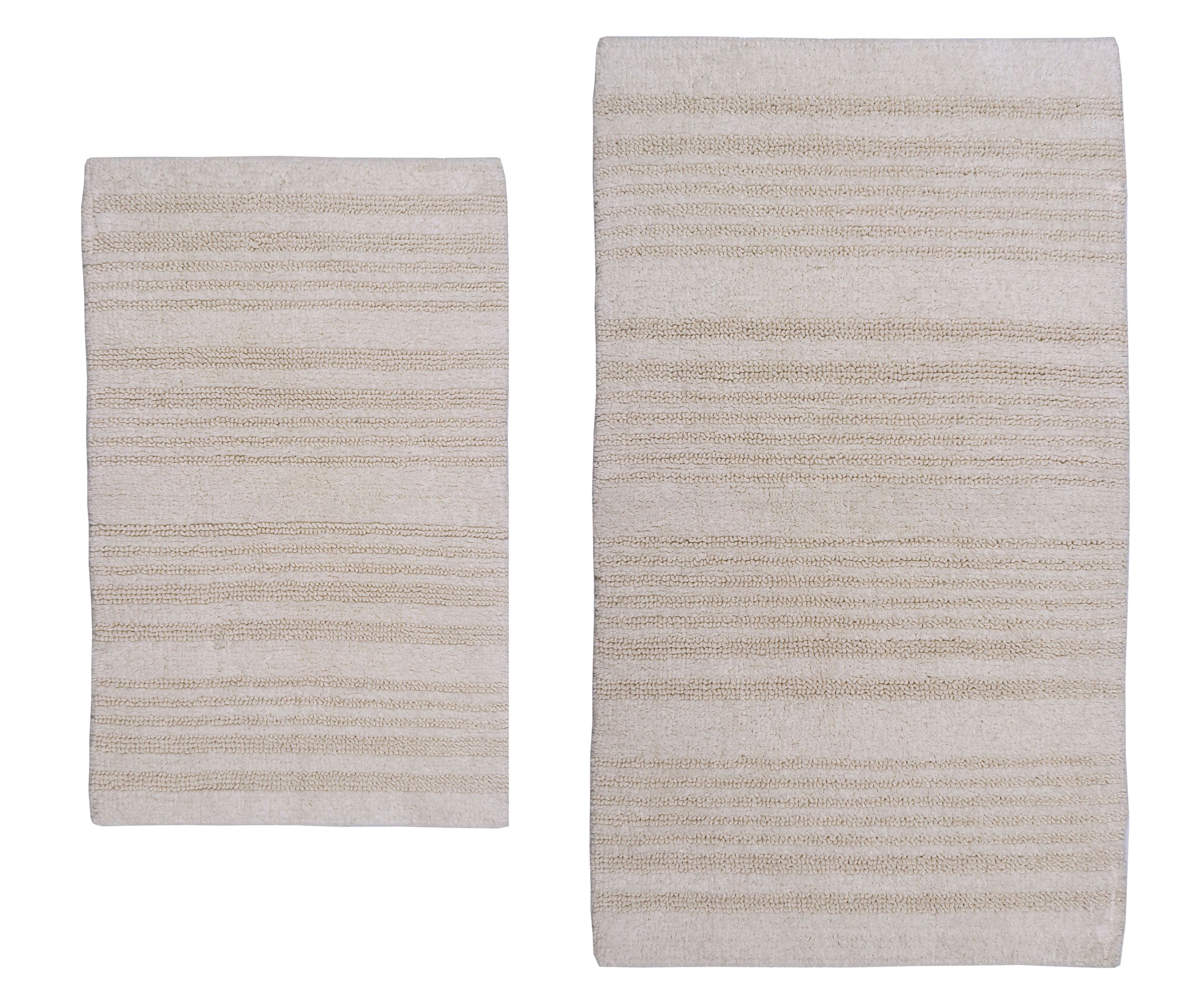 MULTI CHAIN 17X24 21X34 Bath Rug Set