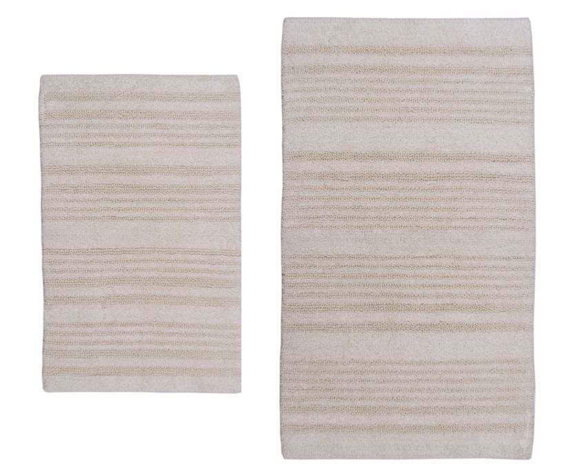 MULTI CHAIN 17X24 21X34 Bath Rug Set