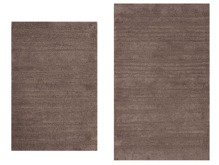 MULTI CHAIN 17X24 21X34 Bath Rug Set