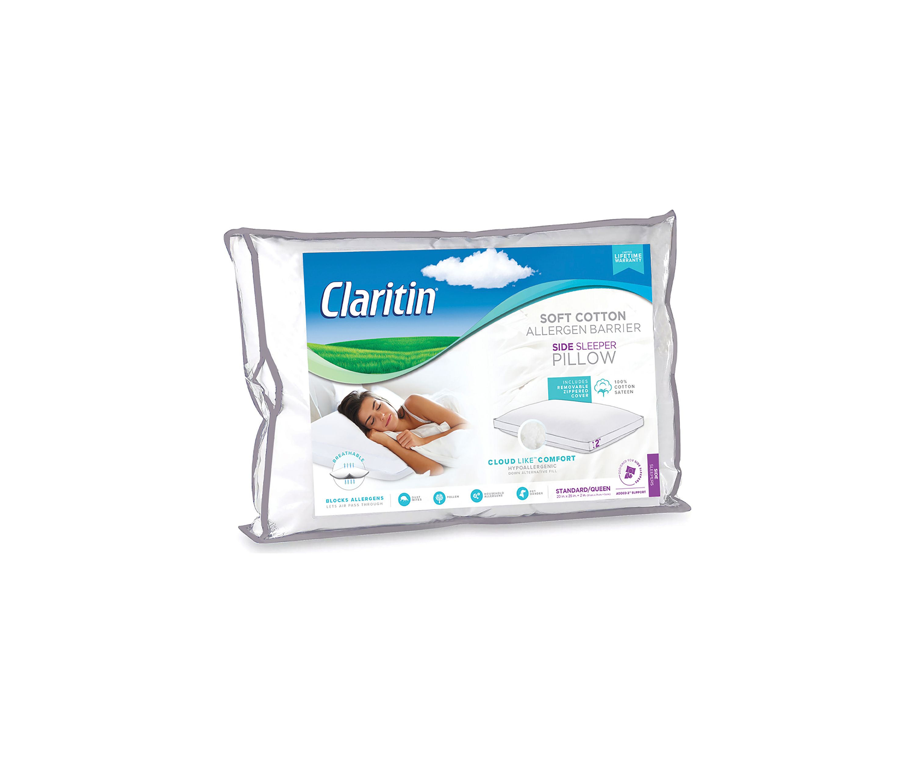 Allergen Barrier Side Sleeper King Pillow