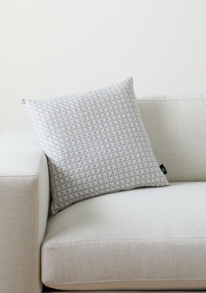 Grey Aspen Throw Pillow