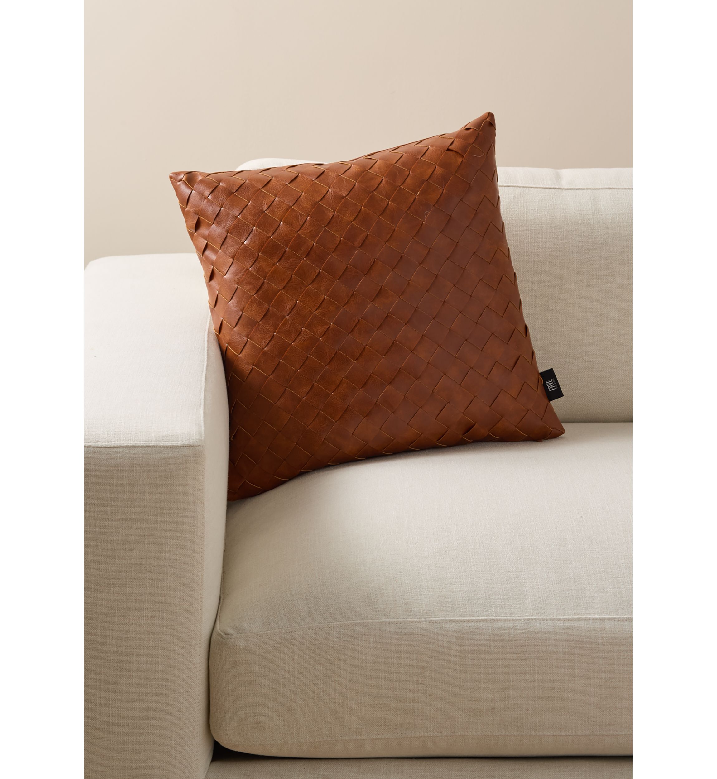 Cinnamon Woven Decorative Throw Pillow