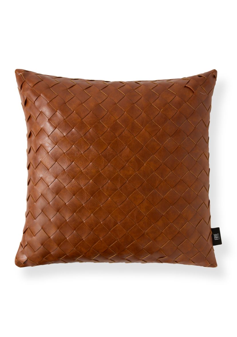 Cinnamon Woven Decorative Throw Pillow