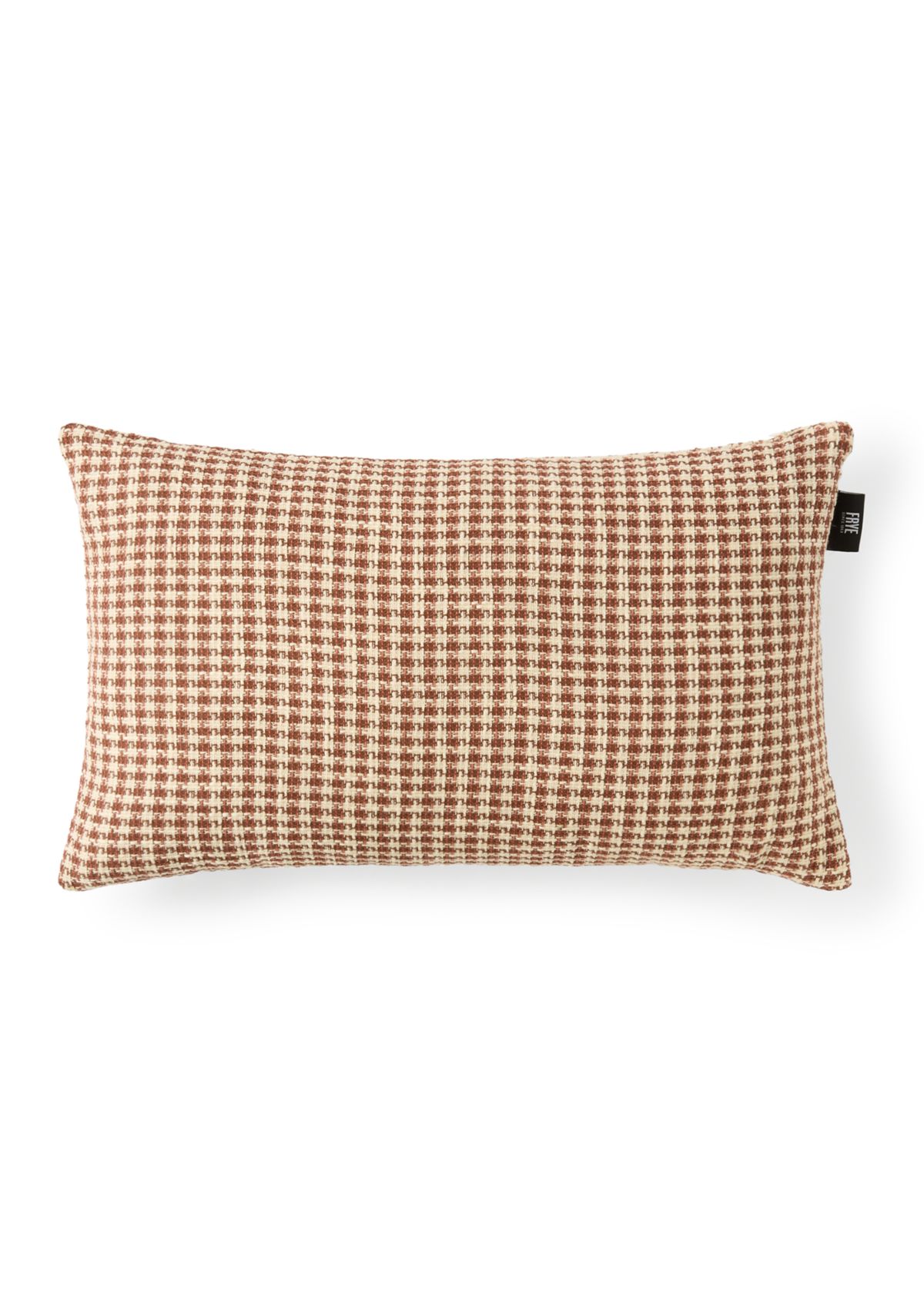 Cinnamon Woven Texture Decorative Throw Pillow
