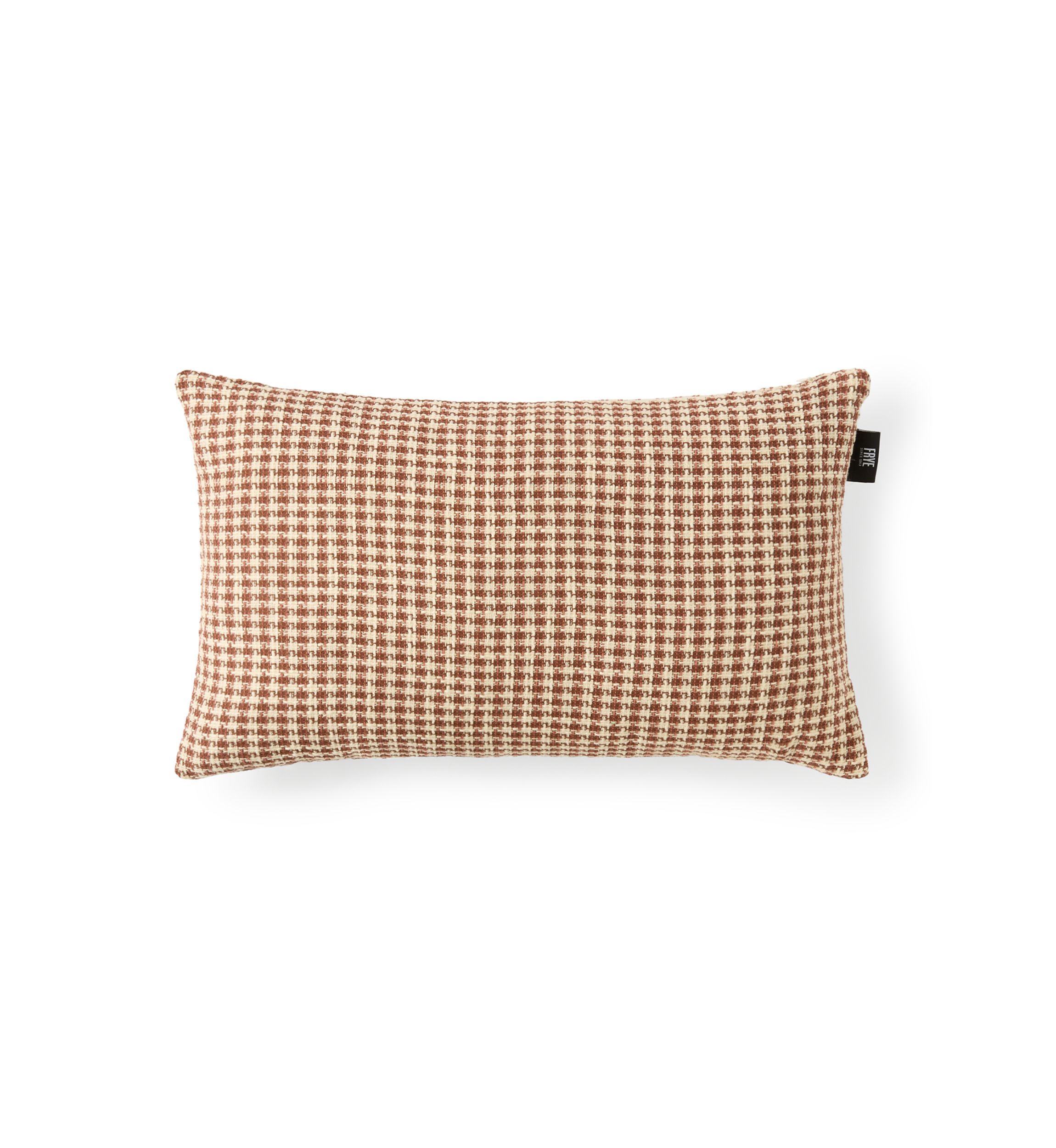 Cinnamon Woven Texture Decorative Throw Pillow