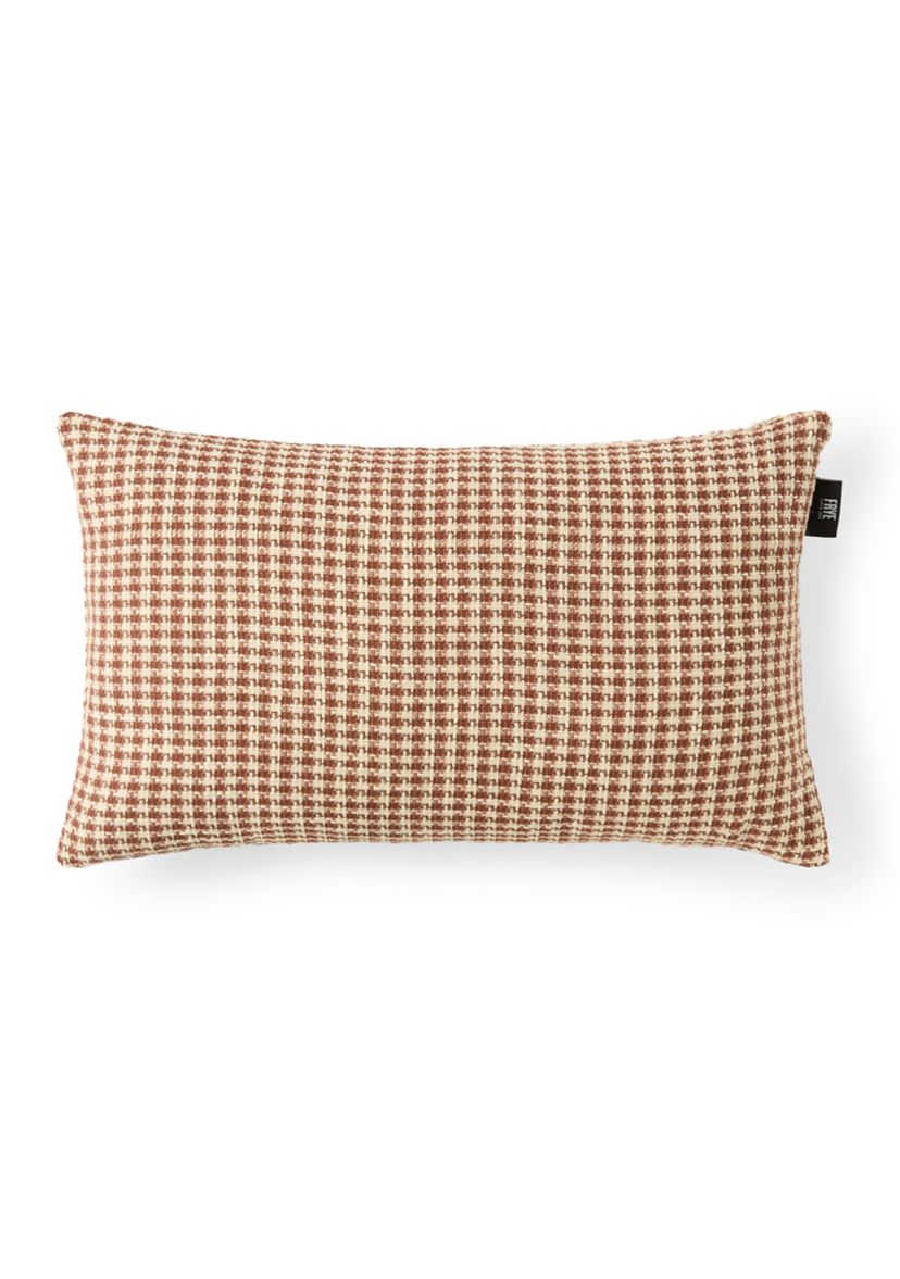 Cinnamon Woven Texture Decorative Throw Pillow