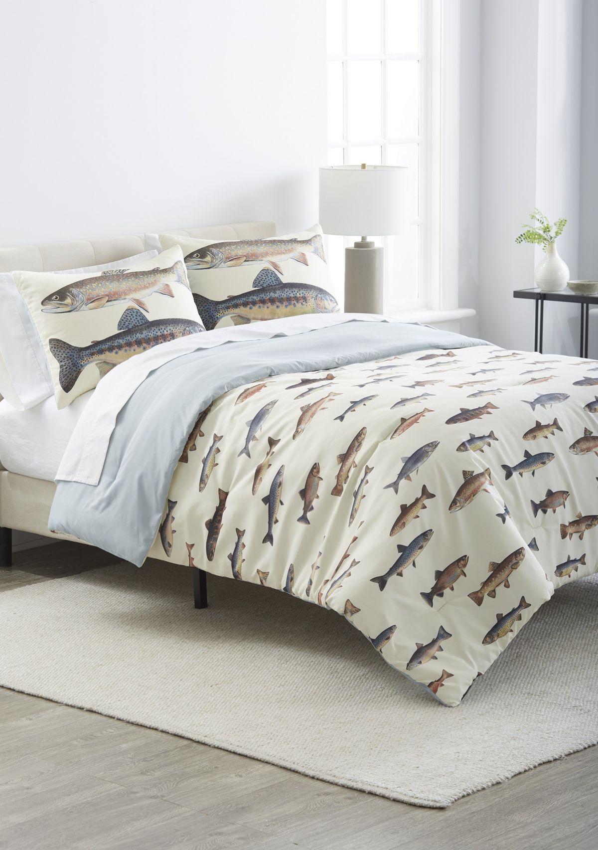 Trout Reversible 3-Piece Comforter Set