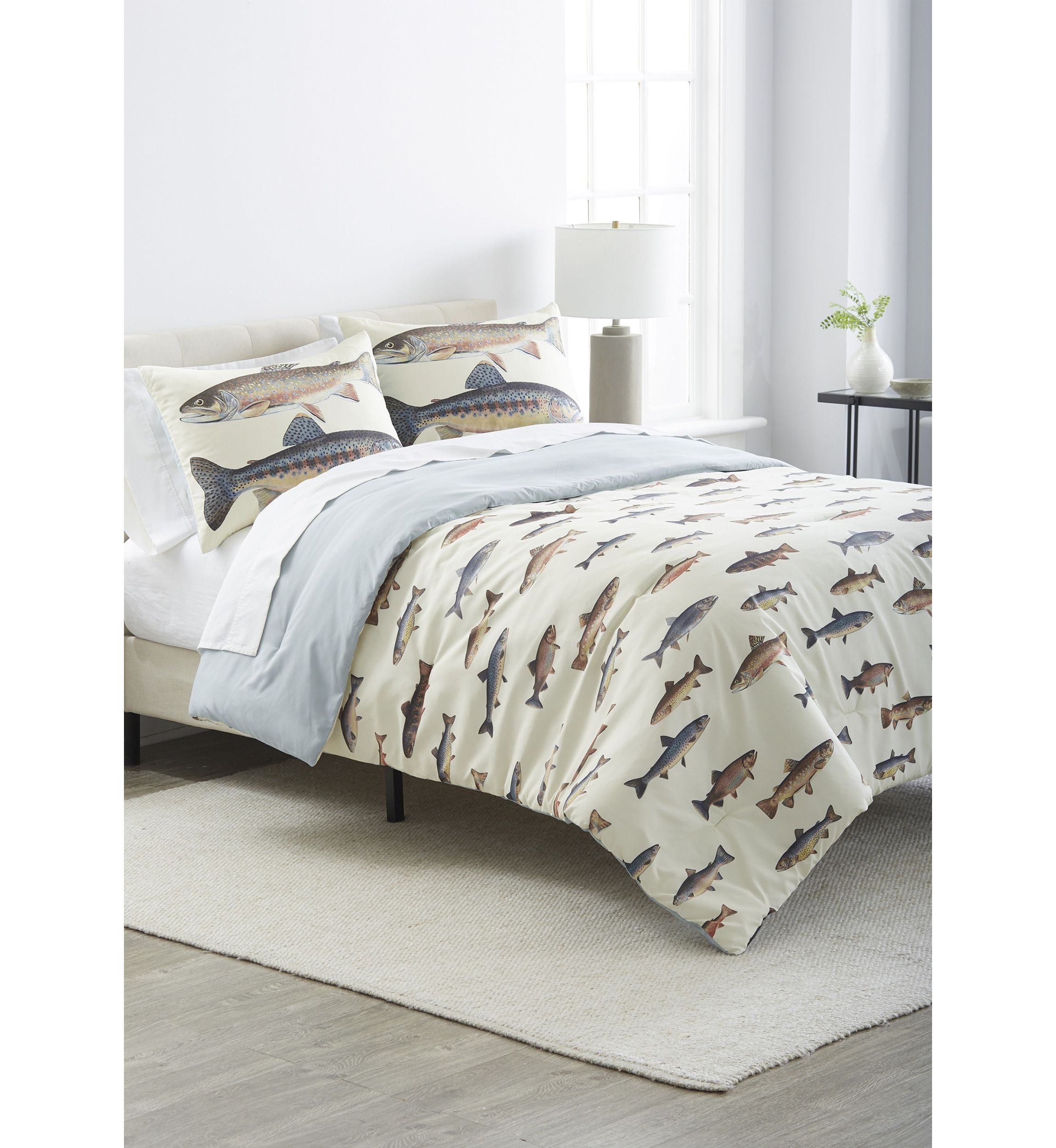 Trout Reversible 3-Piece Comforter Set