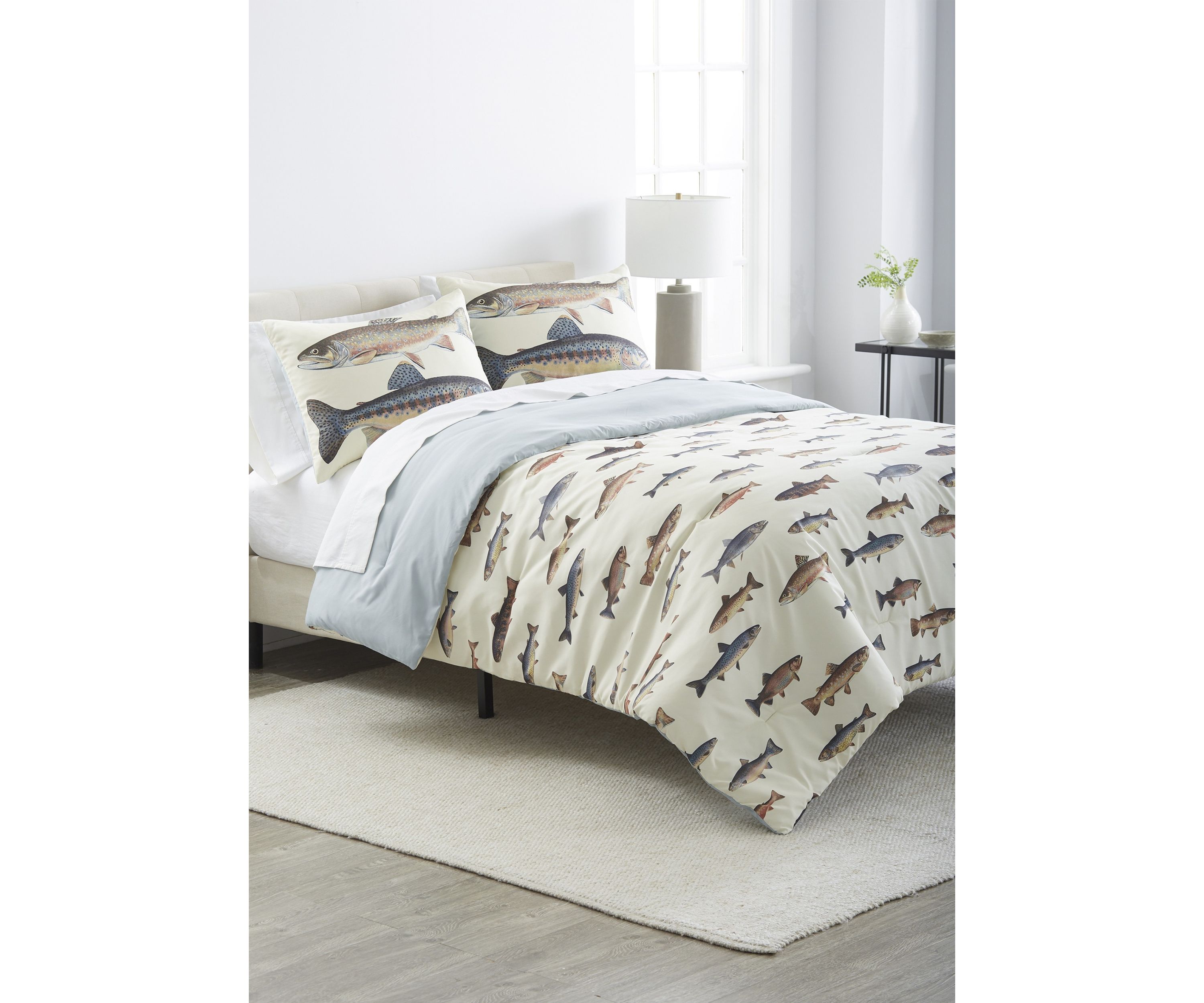 Trout Reversible 3-Piece Comforter Set