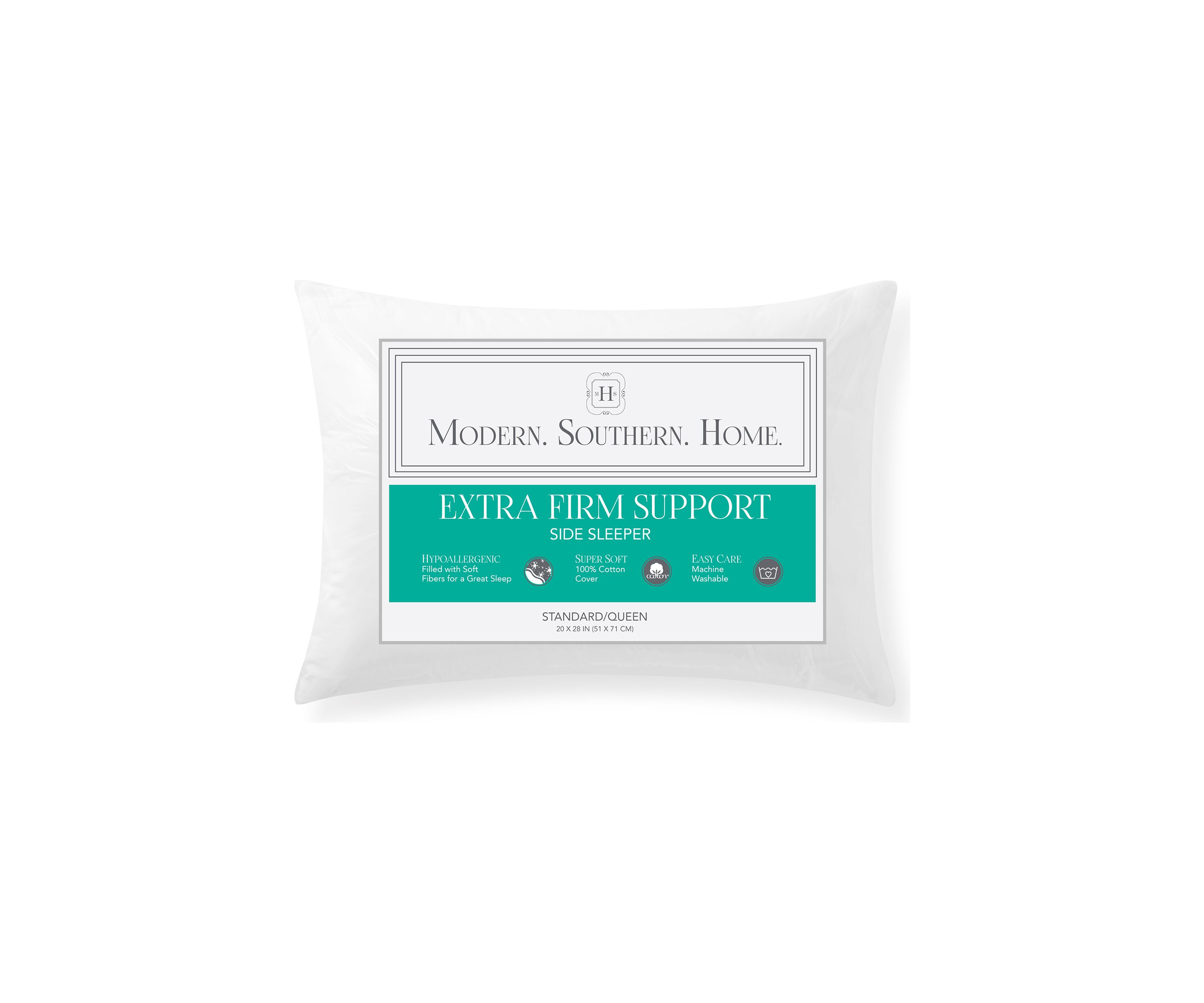 Extra Firm Support Cotton Density Bed Pillow