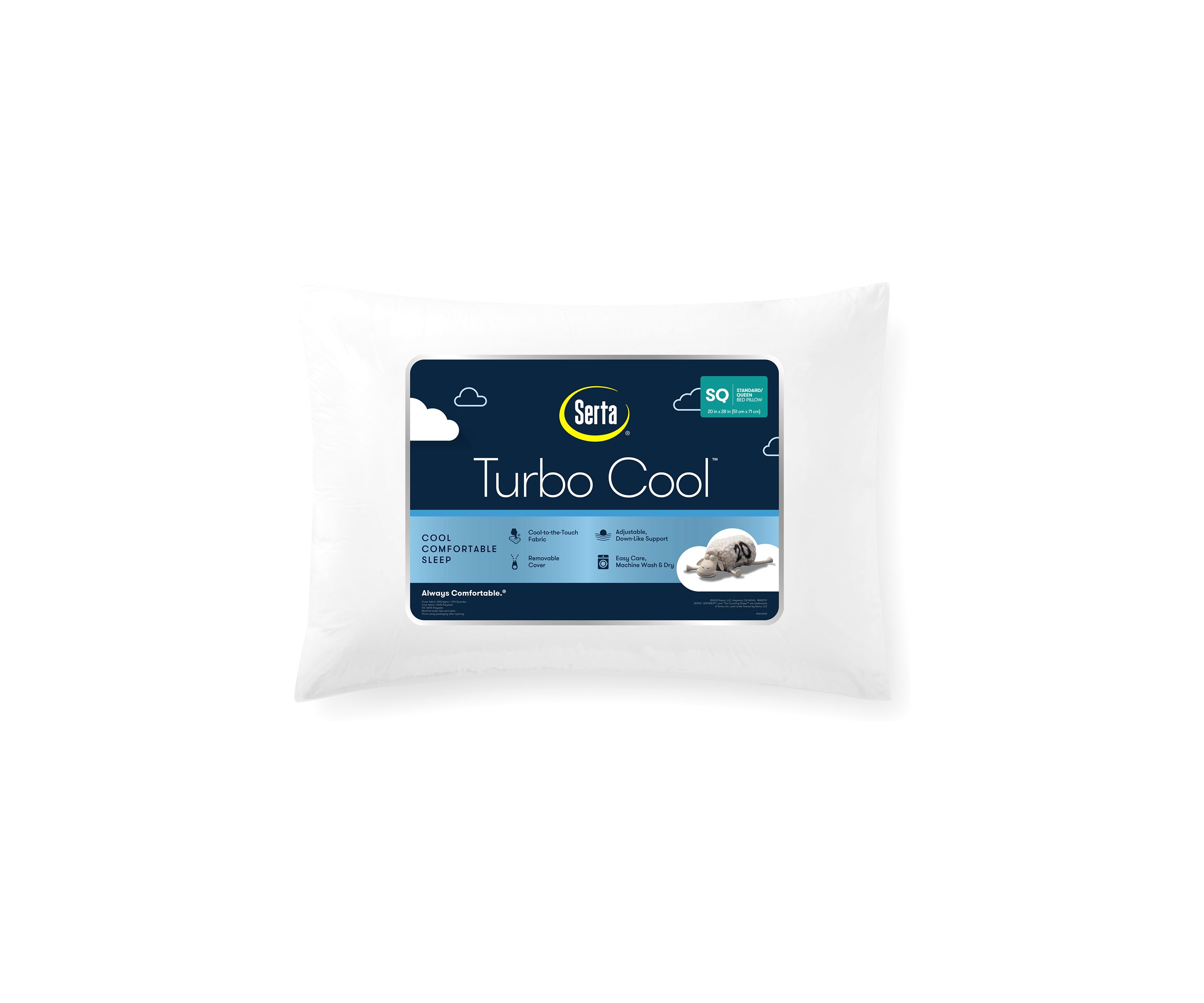 Turbo Cool Jumbo Bed Pillow