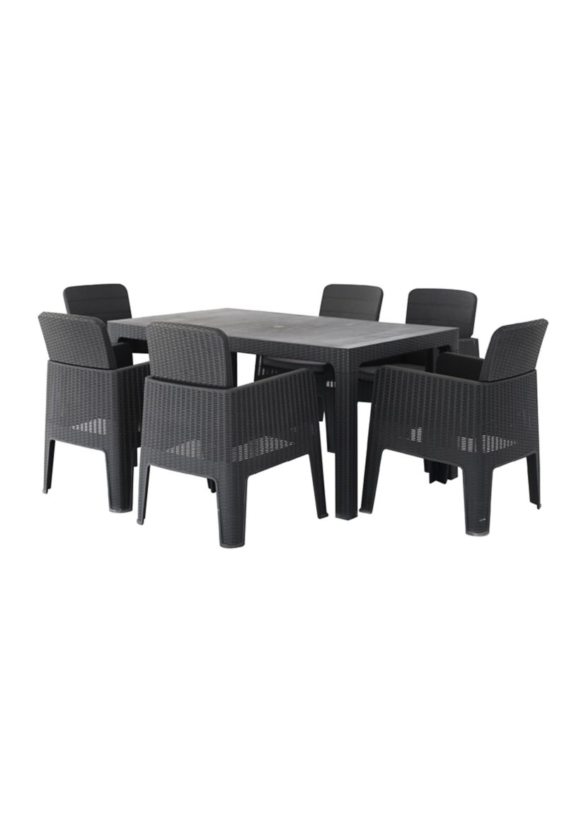 LUCCA 7 Piece Outdoor Dining Set