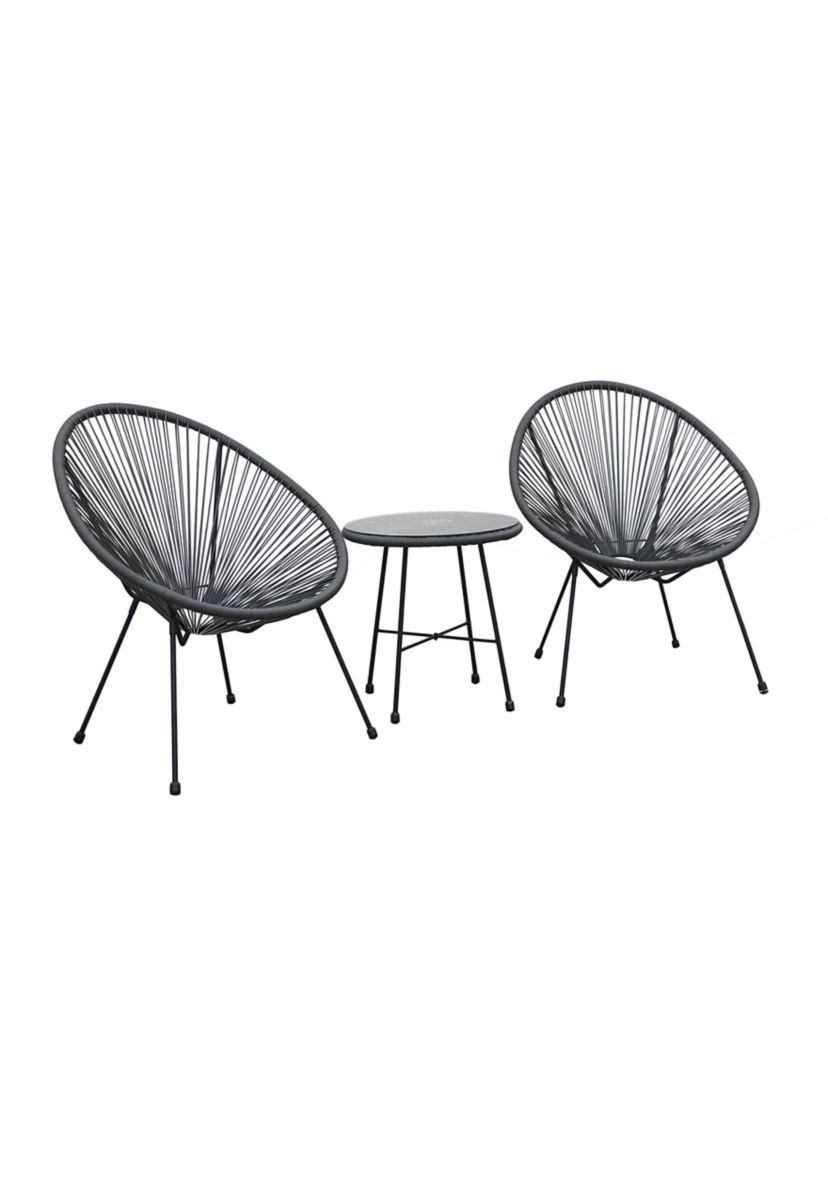 Sassio 3 piece Conversation Patio Set