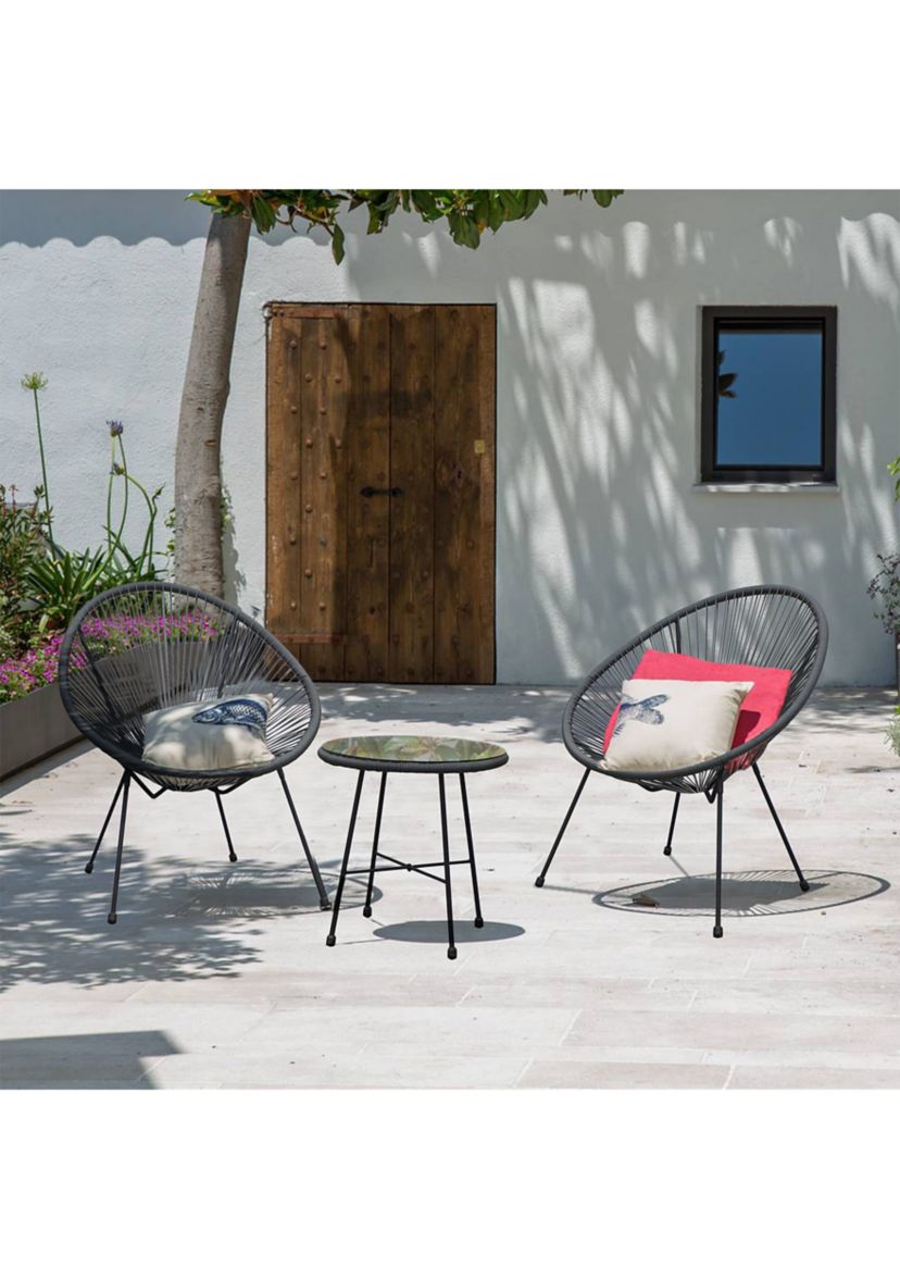 Sassio 3 piece Conversation Patio Set