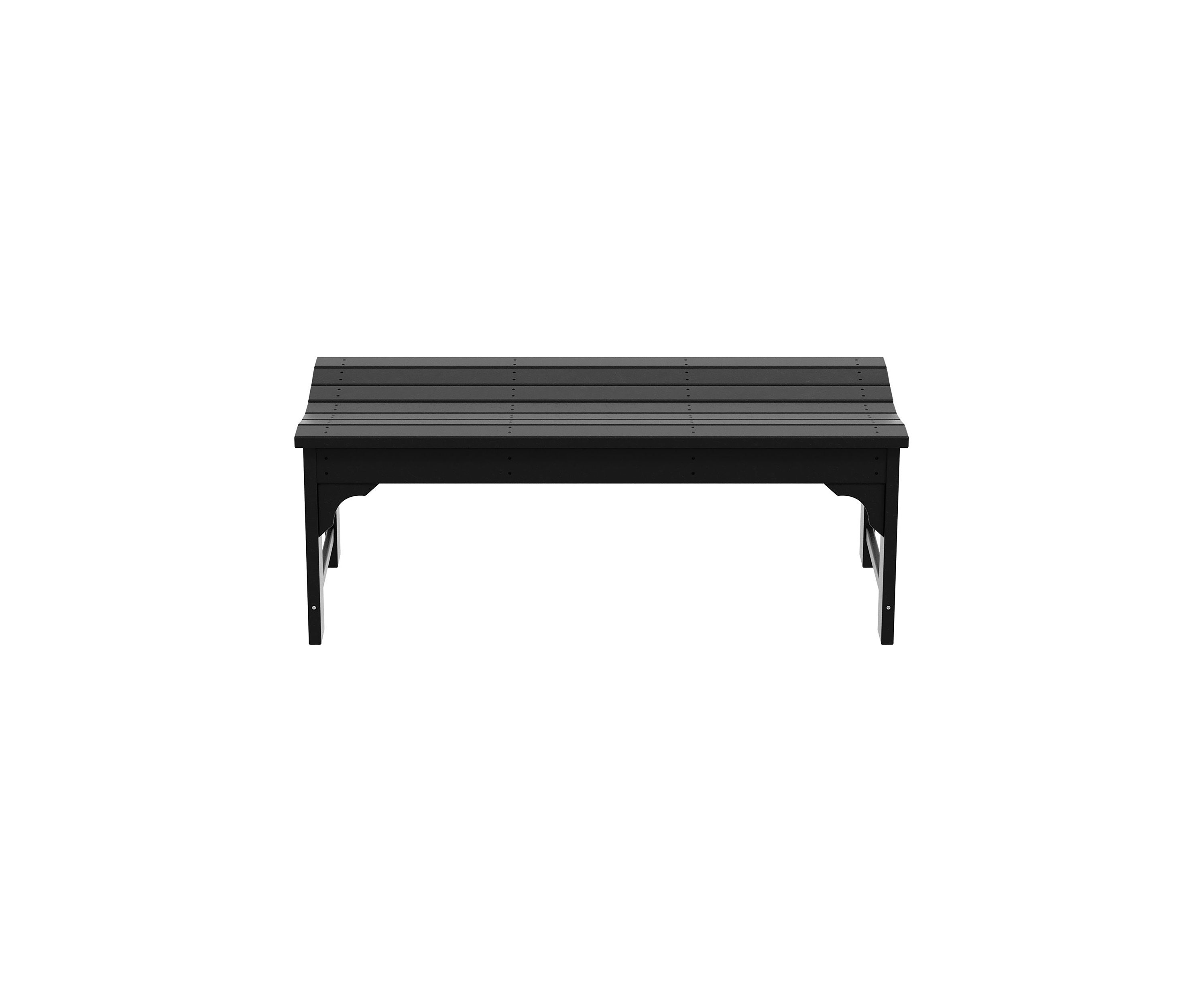 Outdoor All-Weather Backless Garden Bench