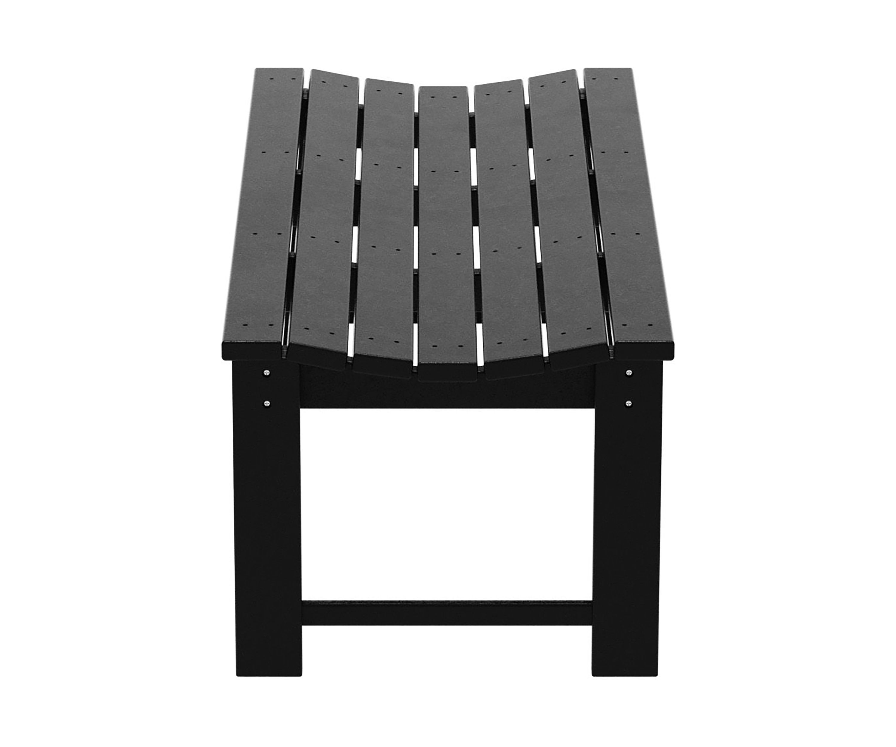 Outdoor All-Weather Backless Garden Bench