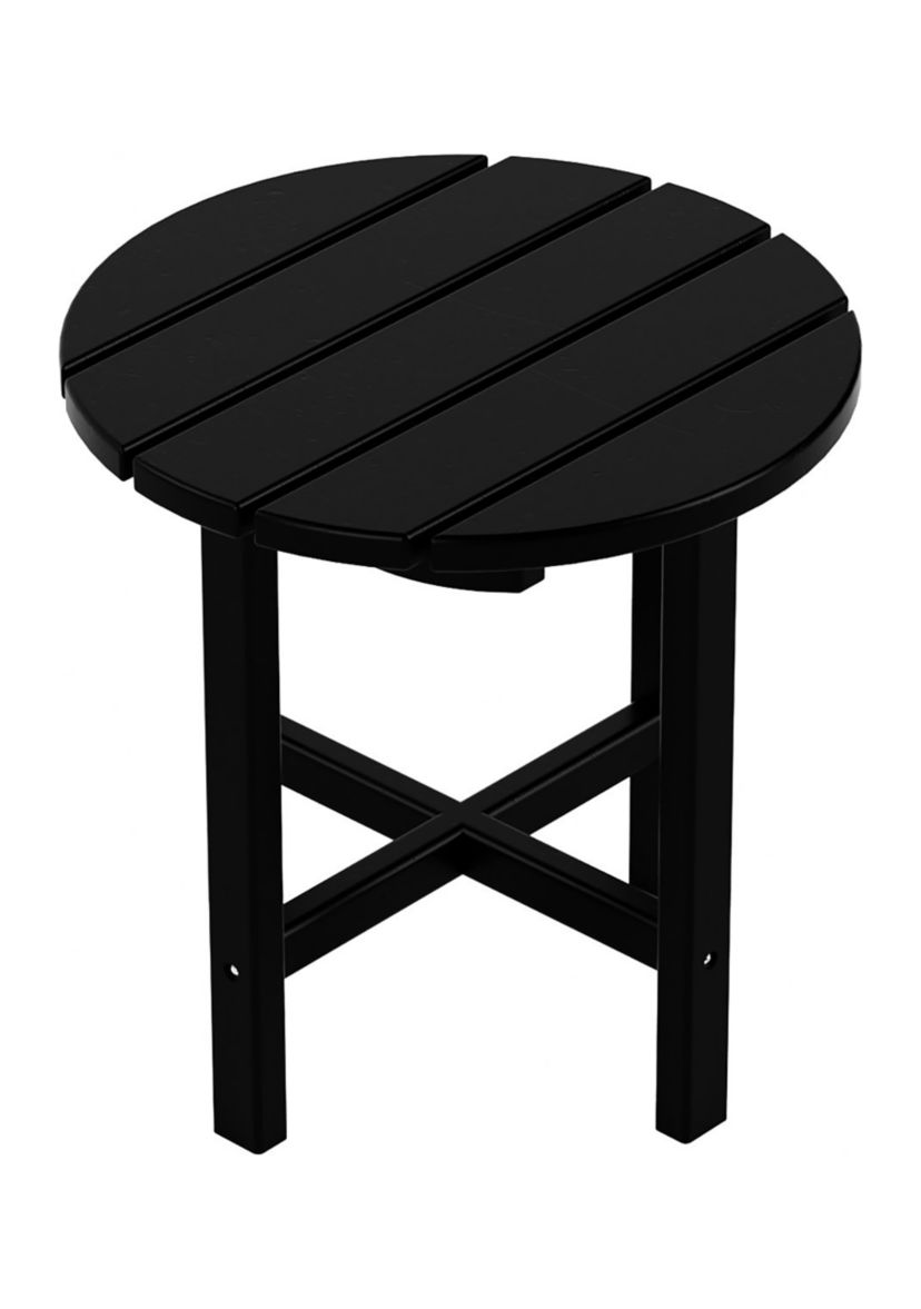 18" All-Weather Outdoor HDPE Adirondack Side Table