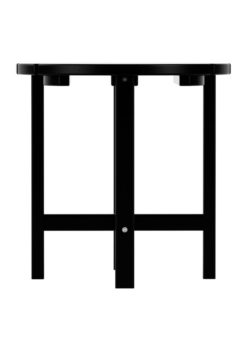 18" All-Weather Outdoor HDPE Adirondack Side Table