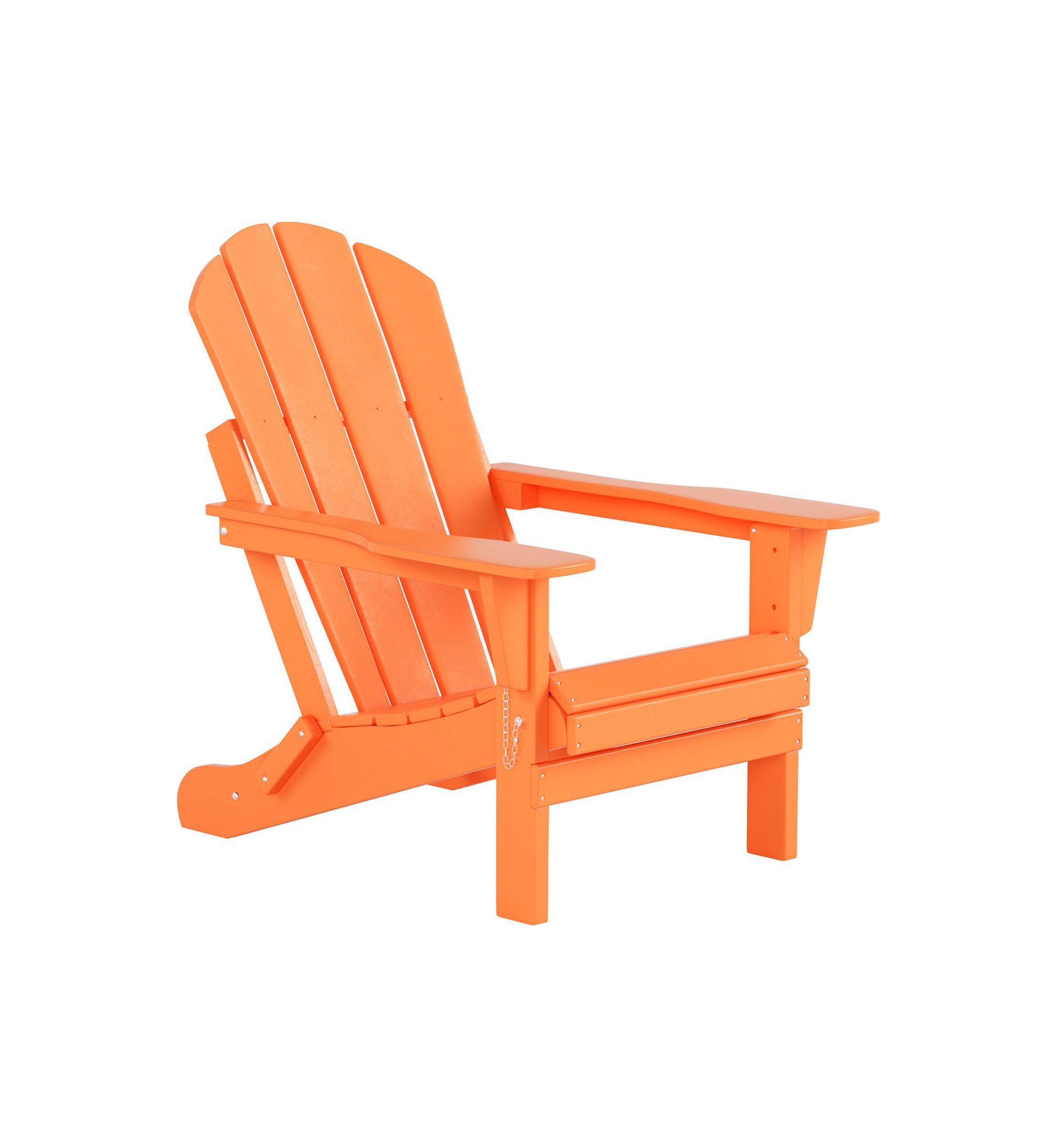 Outdoor All-Weather HDPE Folding Adirondack Chair