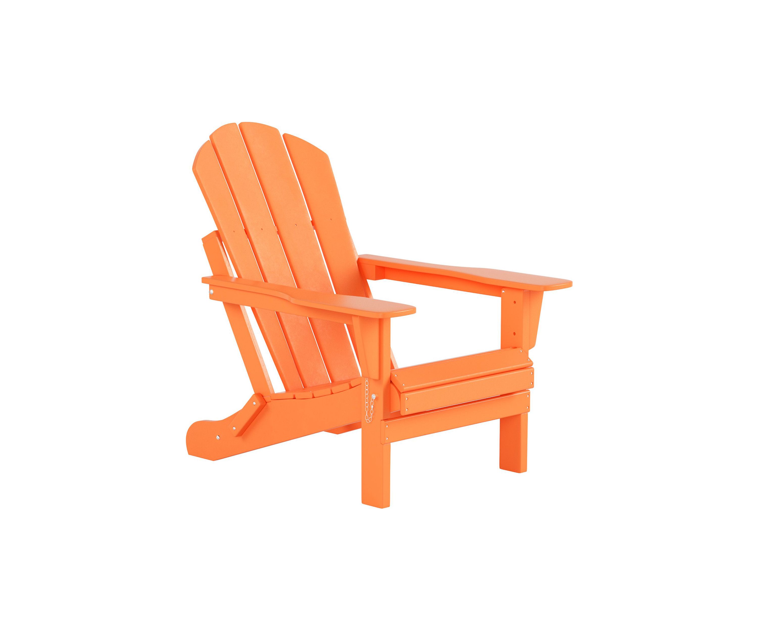 Outdoor All-Weather HDPE Folding Adirondack Chair
